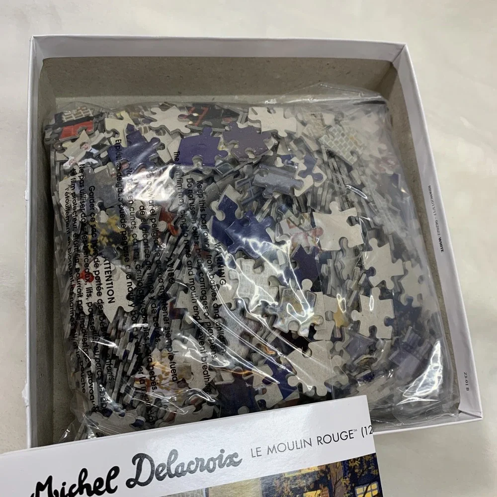 Buffalo Games Michel Delacroix Le Moulin Rouge 1000 Piece Jigsaw Puzzle New Open